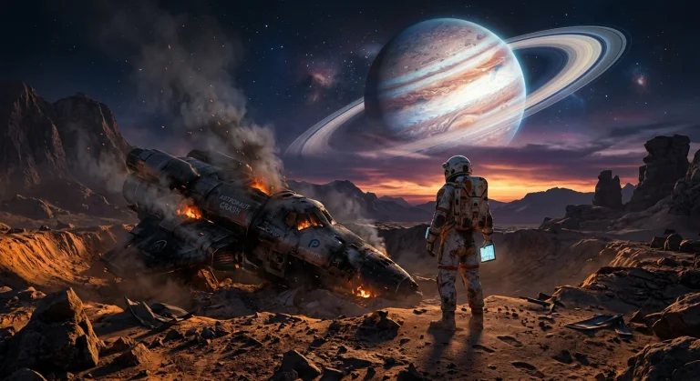 astronaut crash reseña