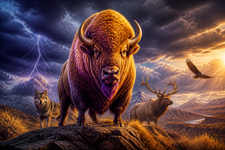 Buffalo King demo: juega gratis la slot del búfalo