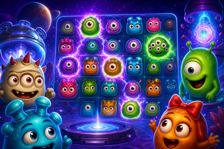 Reactoonz demo: aliens y cluster gratis